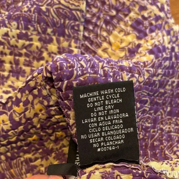 Stretchy y2k crinkle pleated top, medium - Picture 6 of 8